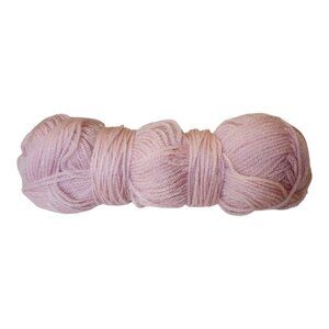 Baby Light Pink Acrylic Yarn Skein Unbranded Lightly Used Start/End Unraveling